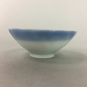 Japanese Porcelain Small Bowl Vtg Kozara Blue White Soy Sauce Dipping Dish QT82