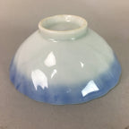 Japanese Porcelain Small Bowl Vtg Kozara Blue White Soy Sauce Dipping Dish QT82