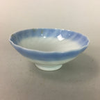 Japanese Porcelain Small Bowl Vtg Kozara Blue White Soy Sauce Dipping Dish QT82