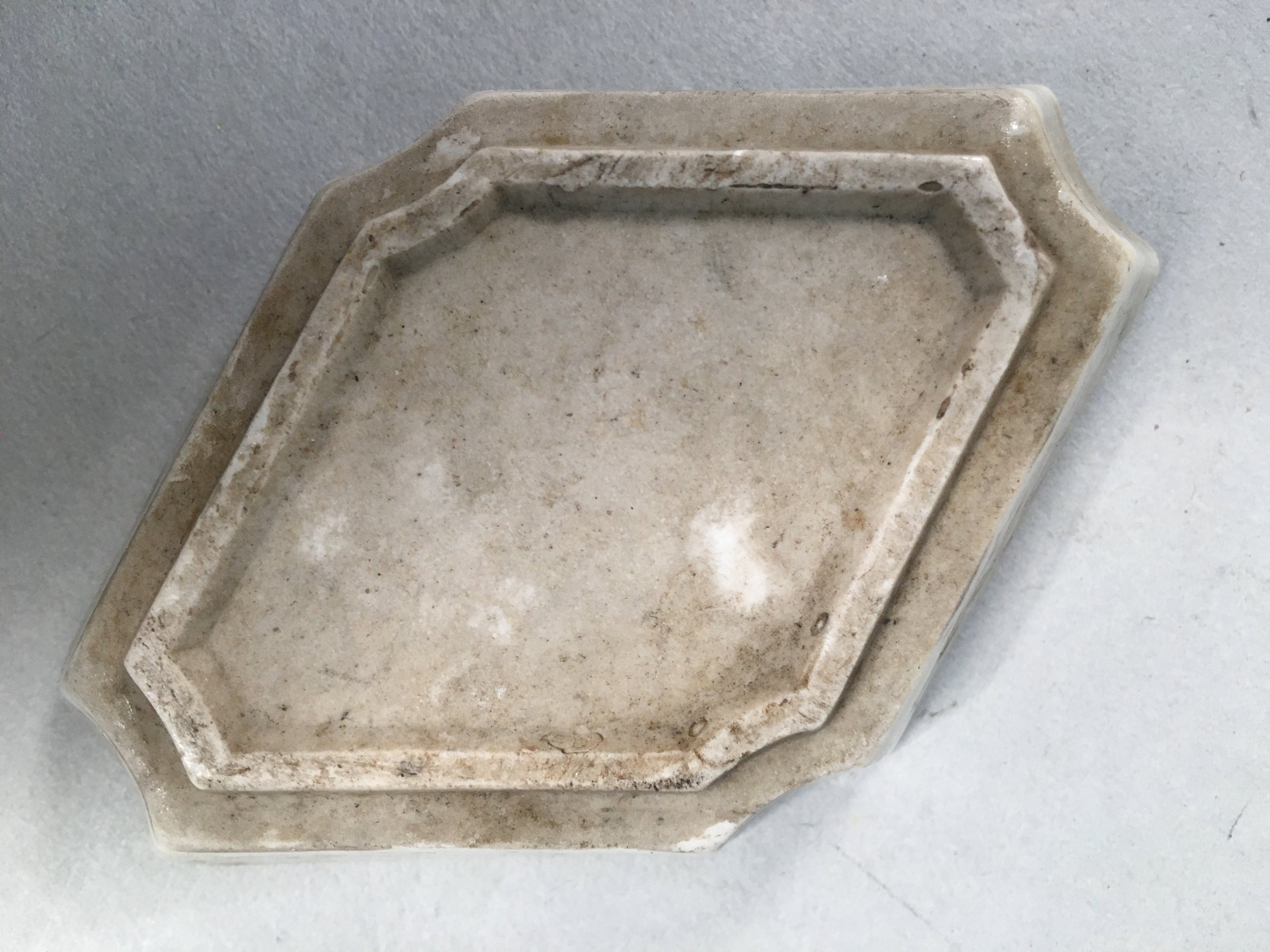 Japanese Porcelain Small Bowl Vtg Kozara Diamond Soy Sauce Dipping Dish PP418