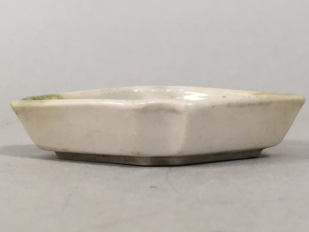 Japanese Porcelain Small Bowl Vtg Kozara Diamond Soy Sauce Dipping Dish PP419
