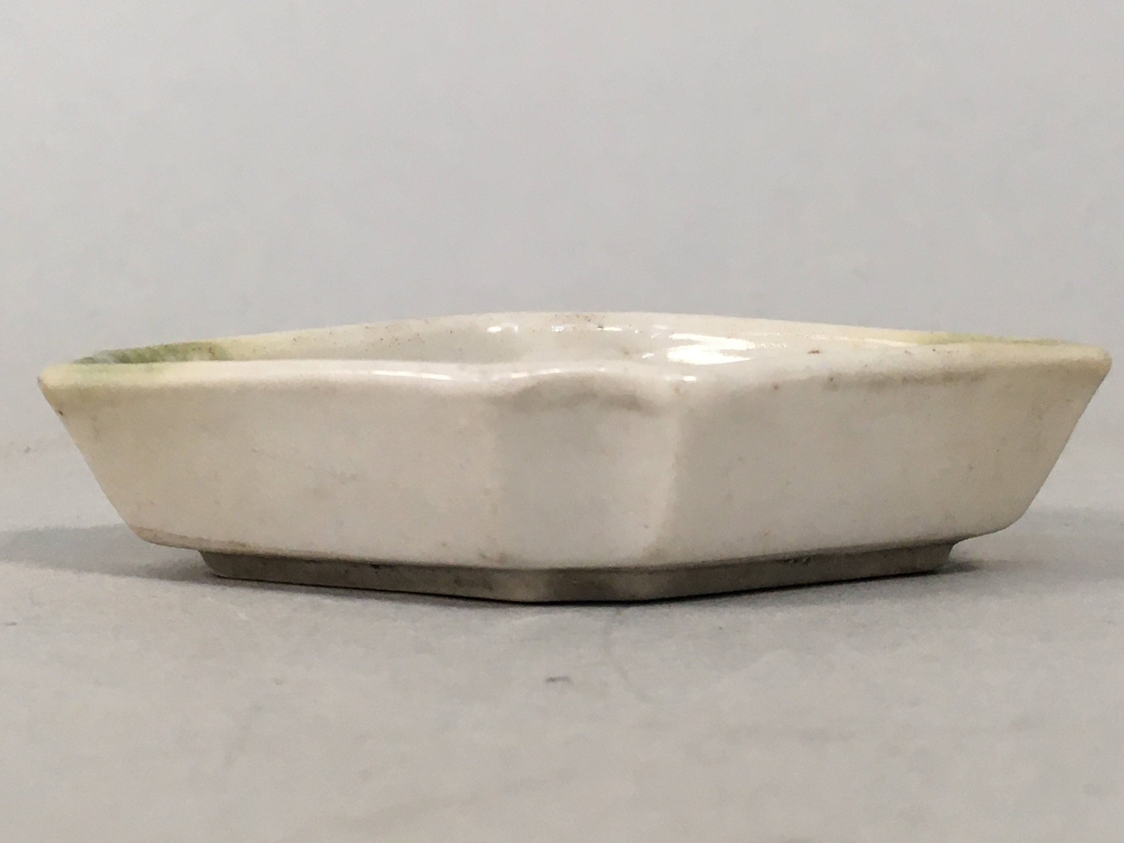Japanese Porcelain Small Bowl Vtg Kozara Diamond Soy Sauce Dipping Dish PP419