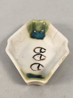 Japanese Porcelain Small Bowl Vtg Kozara Diamond Soy Sauce Dipping Dish PP420