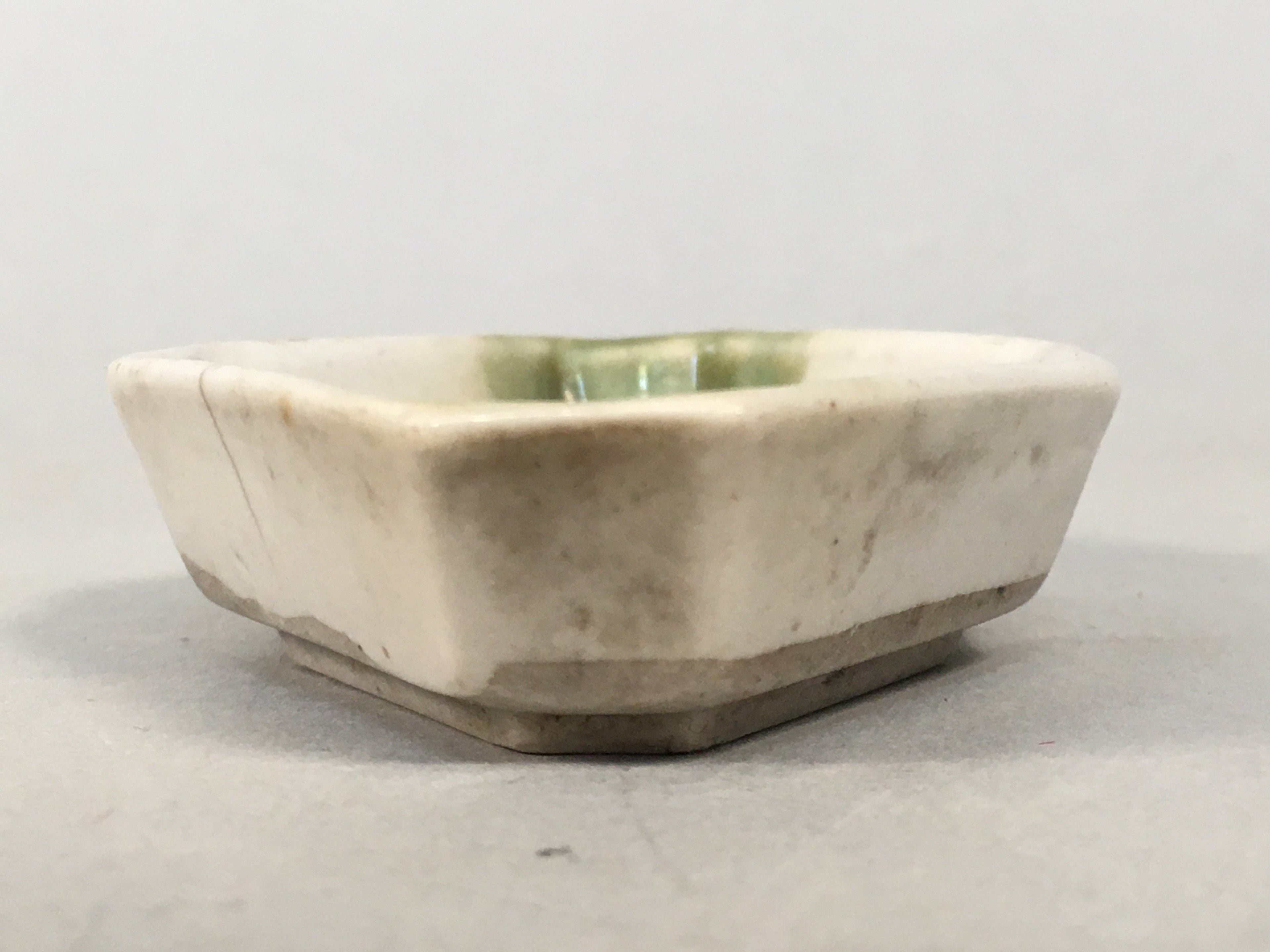 Japanese Porcelain Small Bowl Vtg Kozara Diamond Soy Sauce Dipping Dish PP420