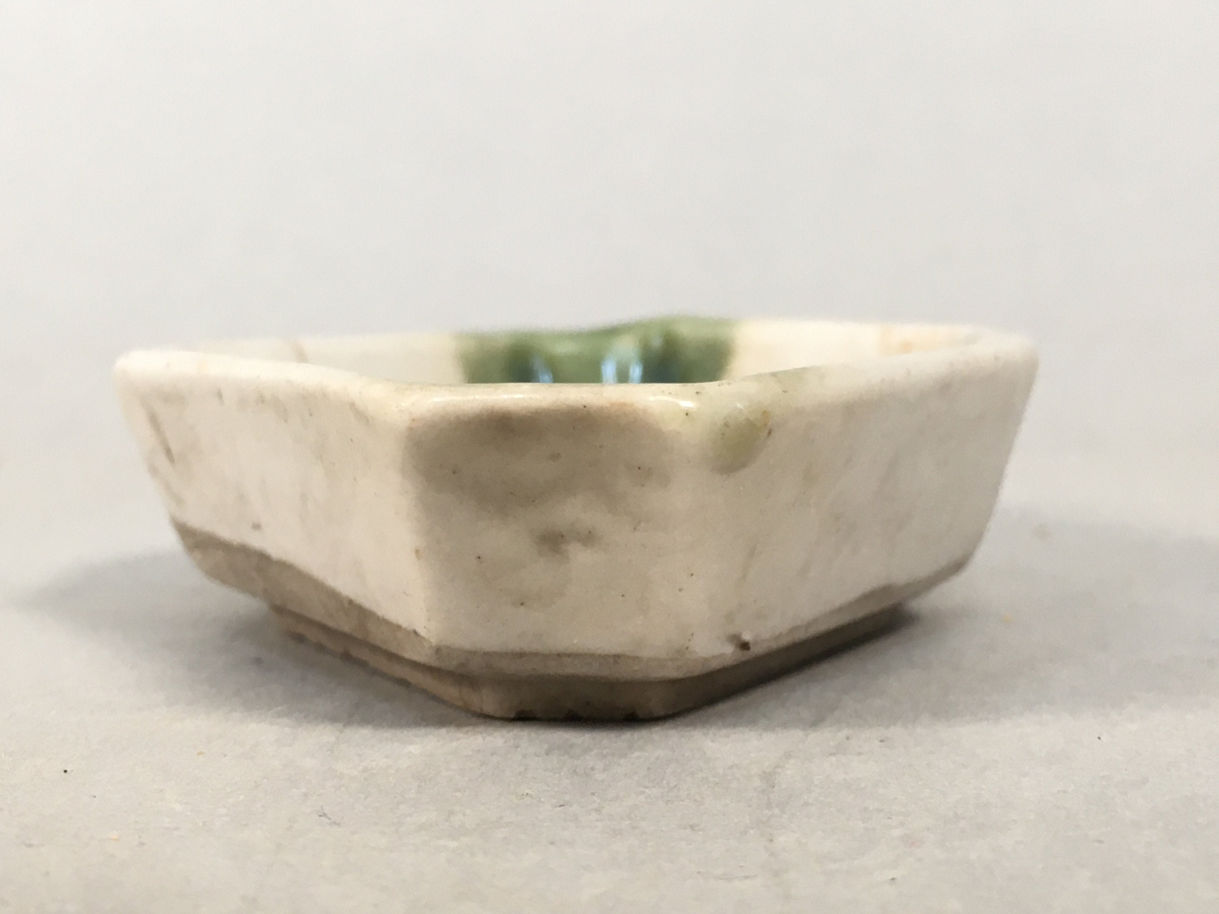 Japanese Porcelain Small Bowl Vtg Kozara Diamond Soy Sauce Dipping Dish PP421