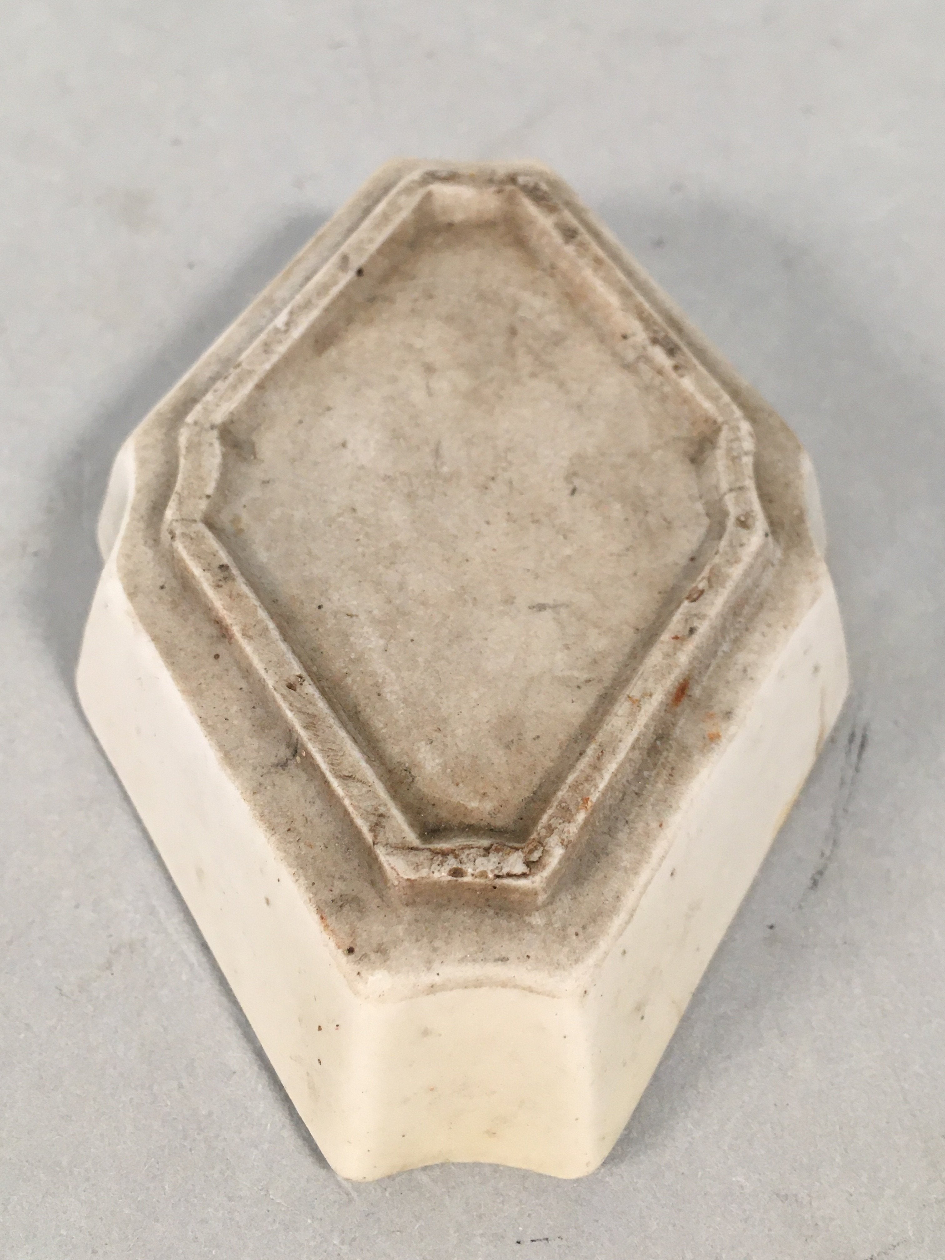 Japanese Porcelain Small Bowl Vtg Kozara Diamond Soy Sauce Dipping Dish PP422