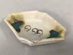 Japanese Porcelain Small Bowl Vtg Kozara Diamond Soy Sauce Dipping Dish PP422