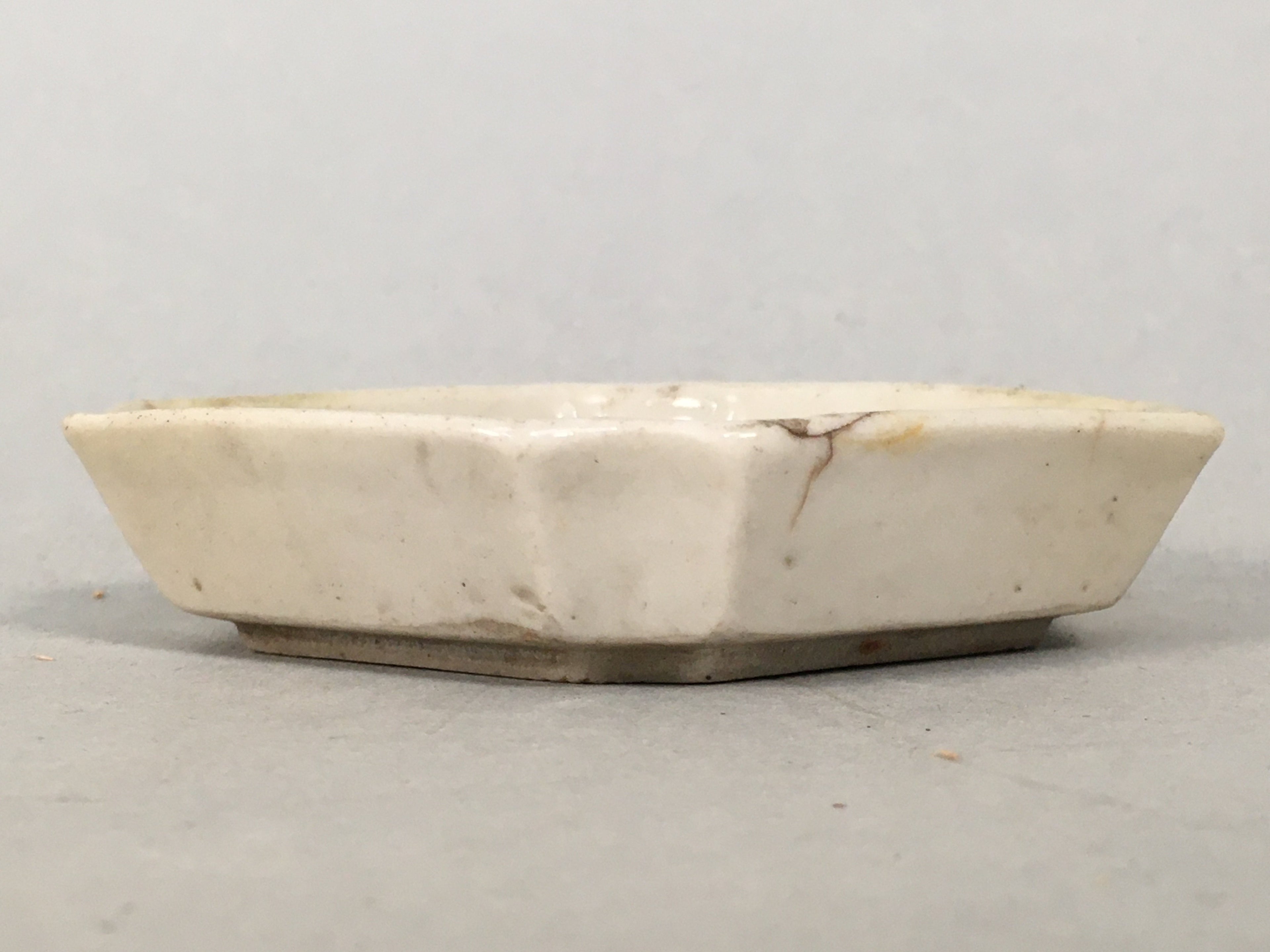Japanese Porcelain Small Bowl Vtg Kozara Diamond Soy Sauce Dipping Dish PP422