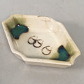 Japanese Porcelain Small Bowl Vtg Kozara Diamond Soy Sauce Dipping Dish PP422