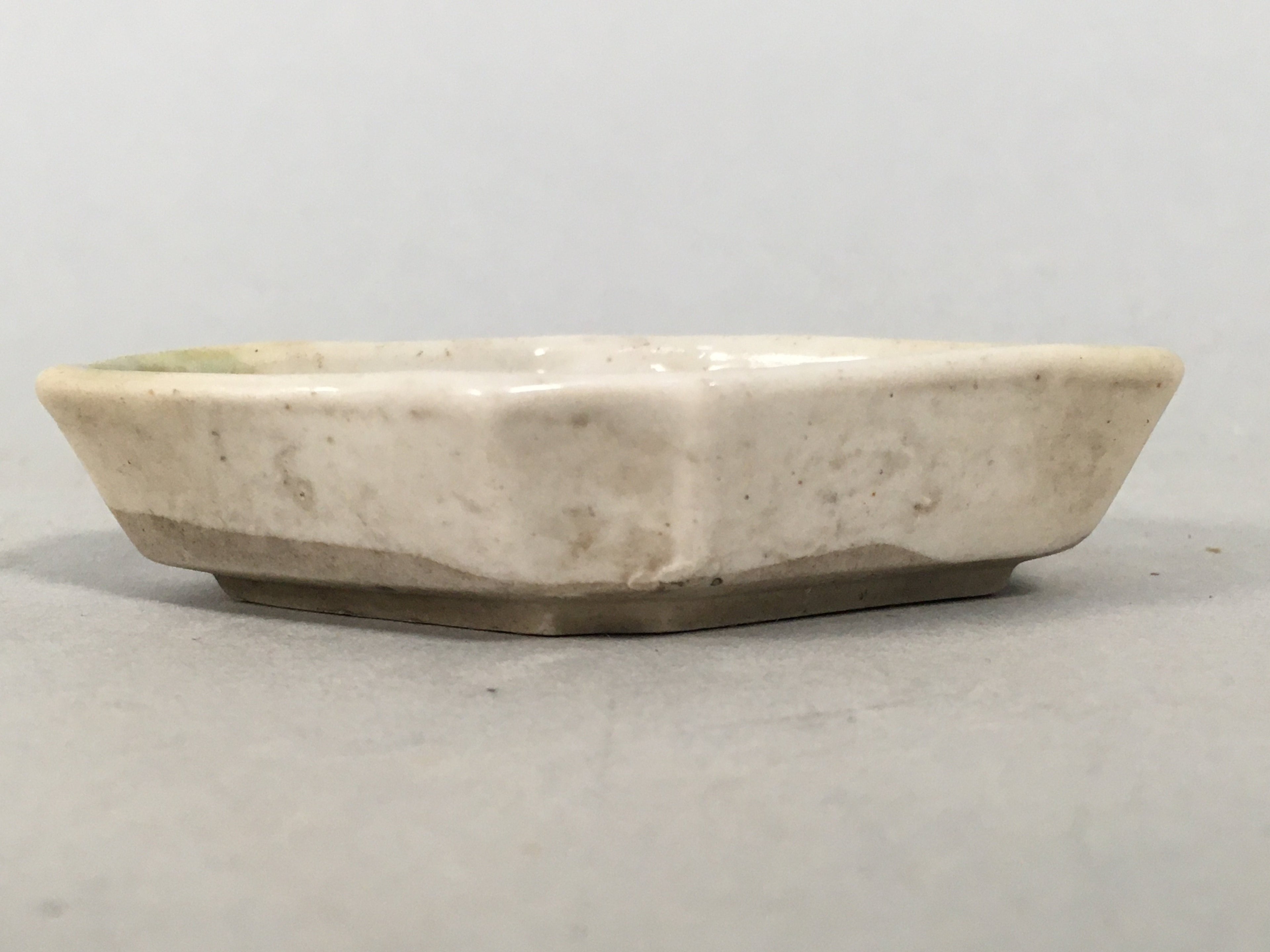 Japanese Porcelain Small Bowl Vtg Kozara Diamond Soy Sauce Dipping Dish PP423