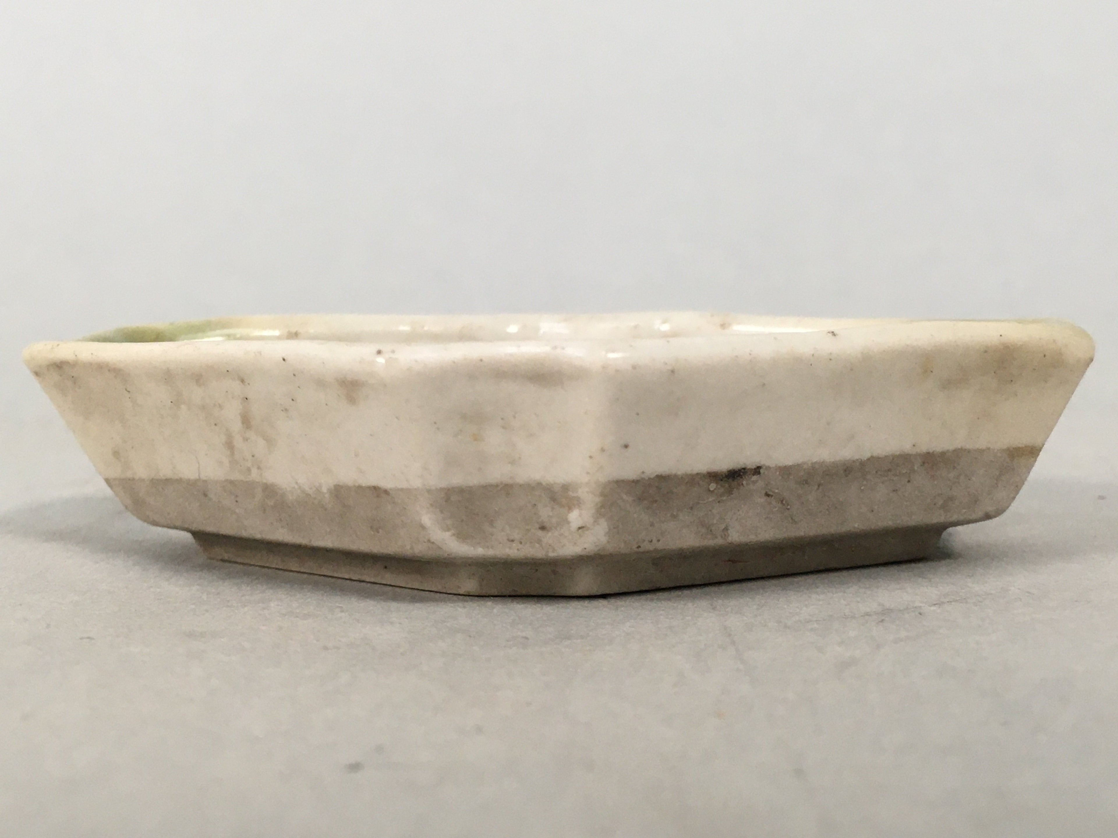 Japanese Porcelain Small Bowl Vtg Kozara Diamond Soy Sauce Dipping Dish PP423
