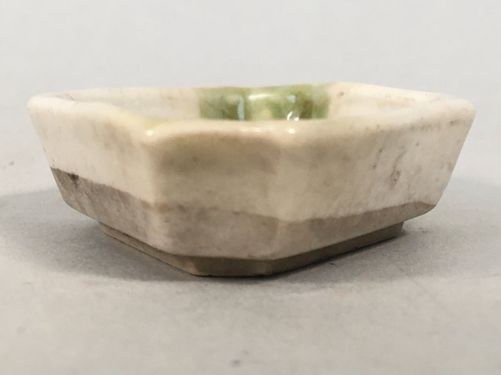 Japanese Porcelain Small Bowl Vtg Kozara Diamond Soy Sauce Dipping Dish PP423