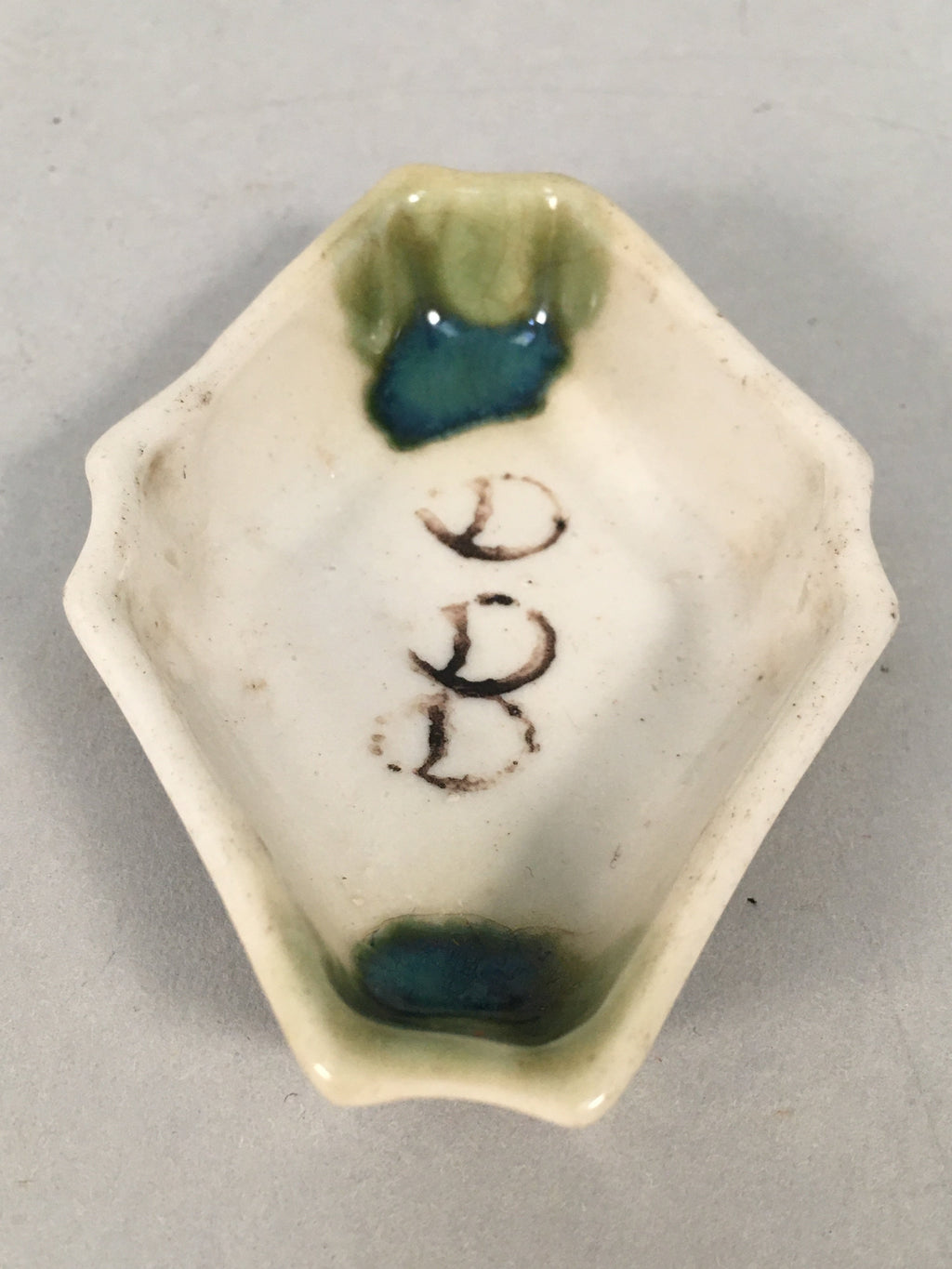 Japanese Porcelain Small Bowl Vtg Kozara Diamond Soy Sauce Dipping Dish PP423