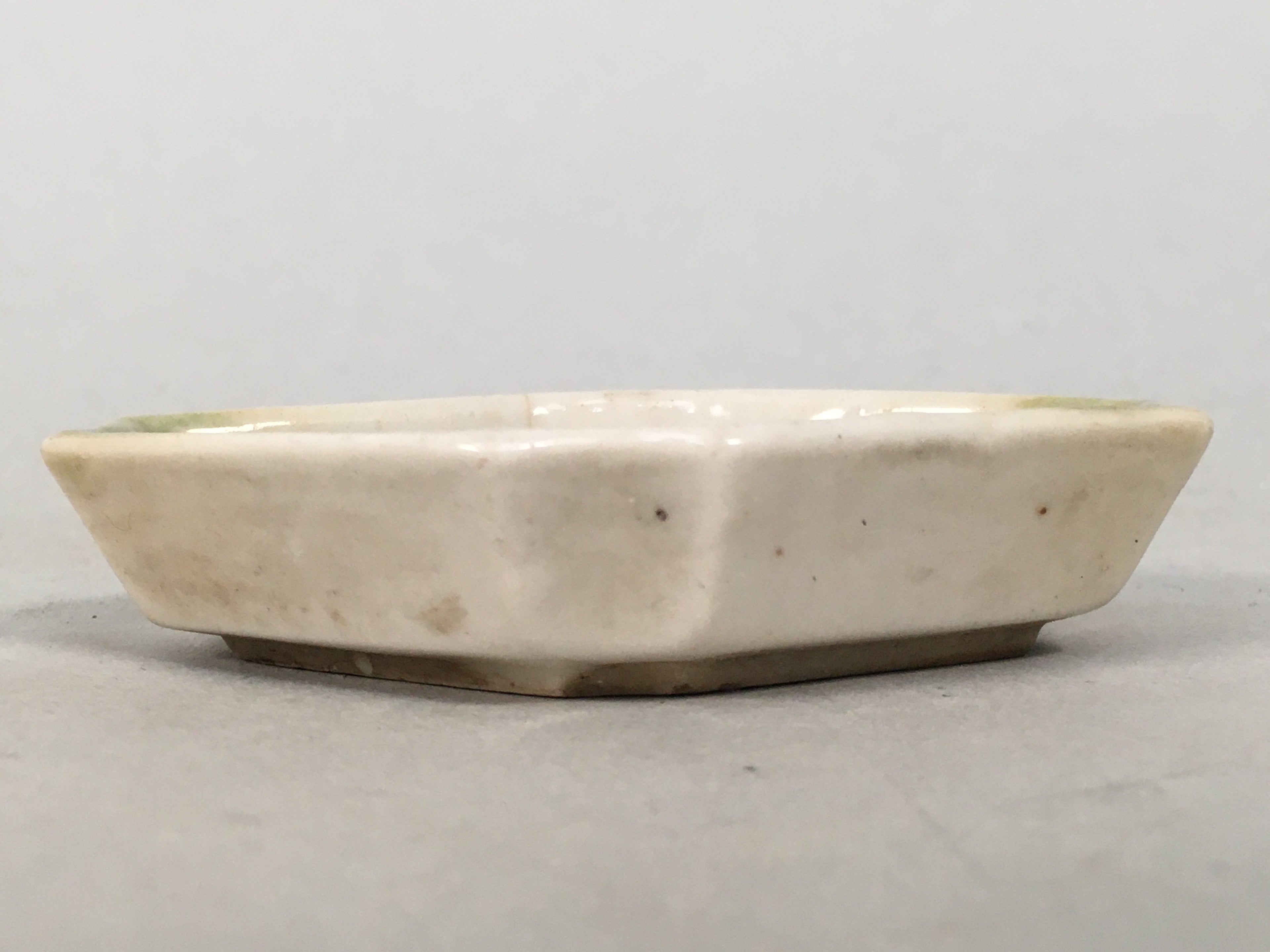 Japanese Porcelain Small Bowl Vtg Kozara Diamond Soy Sauce Dipping Dish PP424