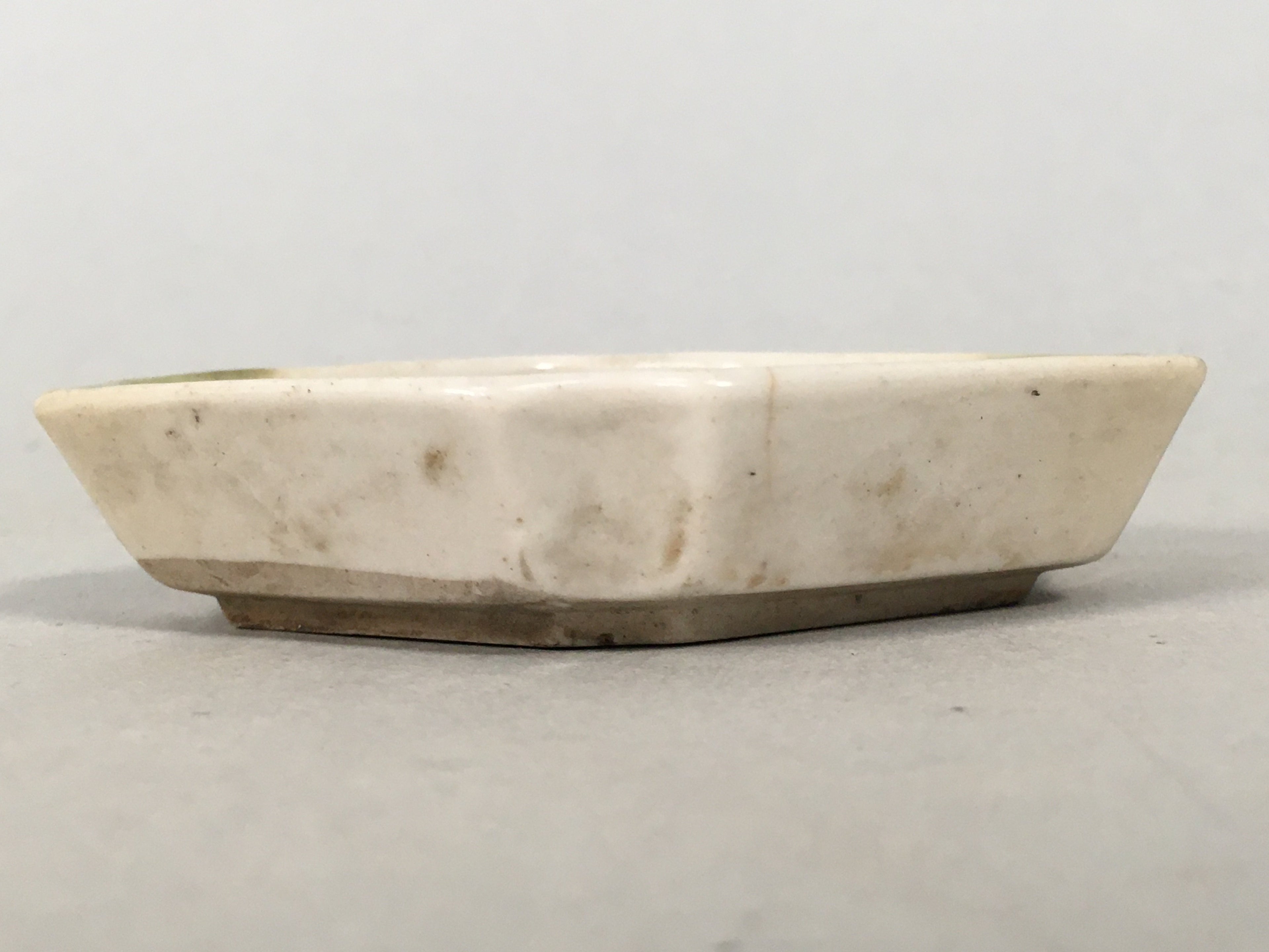 Japanese Porcelain Small Bowl Vtg Kozara Diamond Soy Sauce Dipping Dish PP424