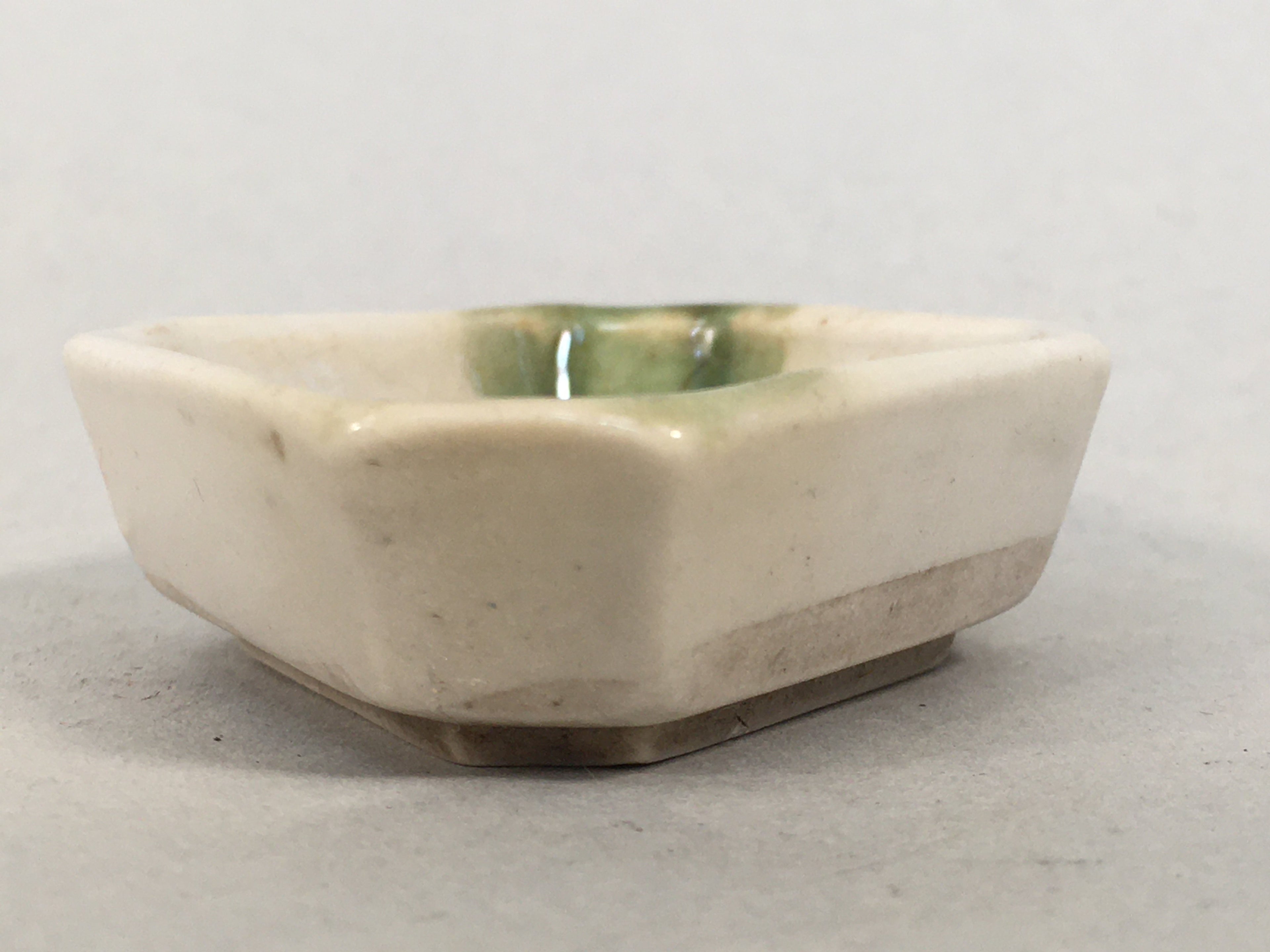 Japanese Porcelain Small Bowl Vtg Kozara Diamond Soy Sauce Dipping Dish PP425