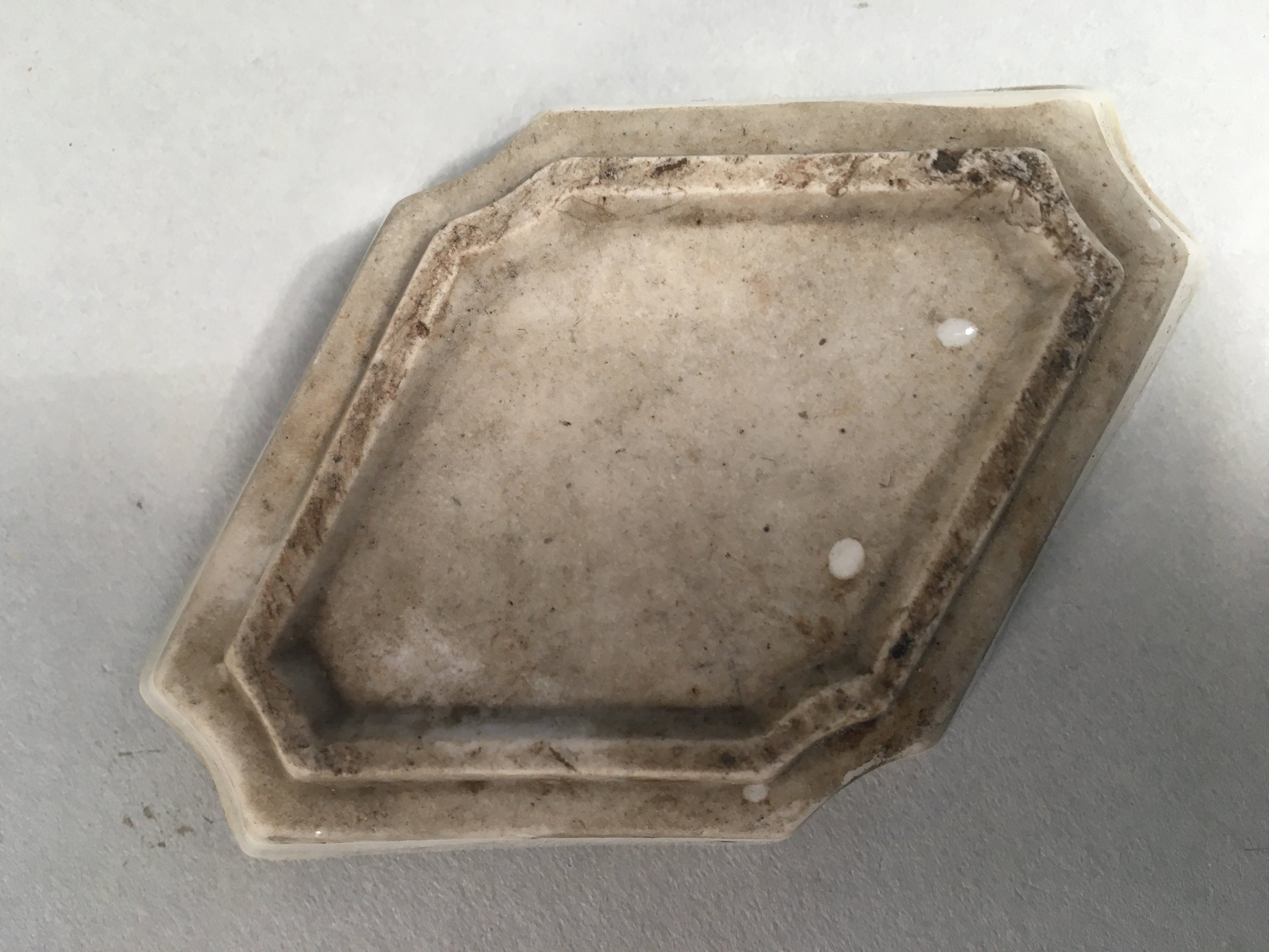 Japanese Porcelain Small Bowl Vtg Kozara Diamond Soy Sauce Dipping Dish PP427