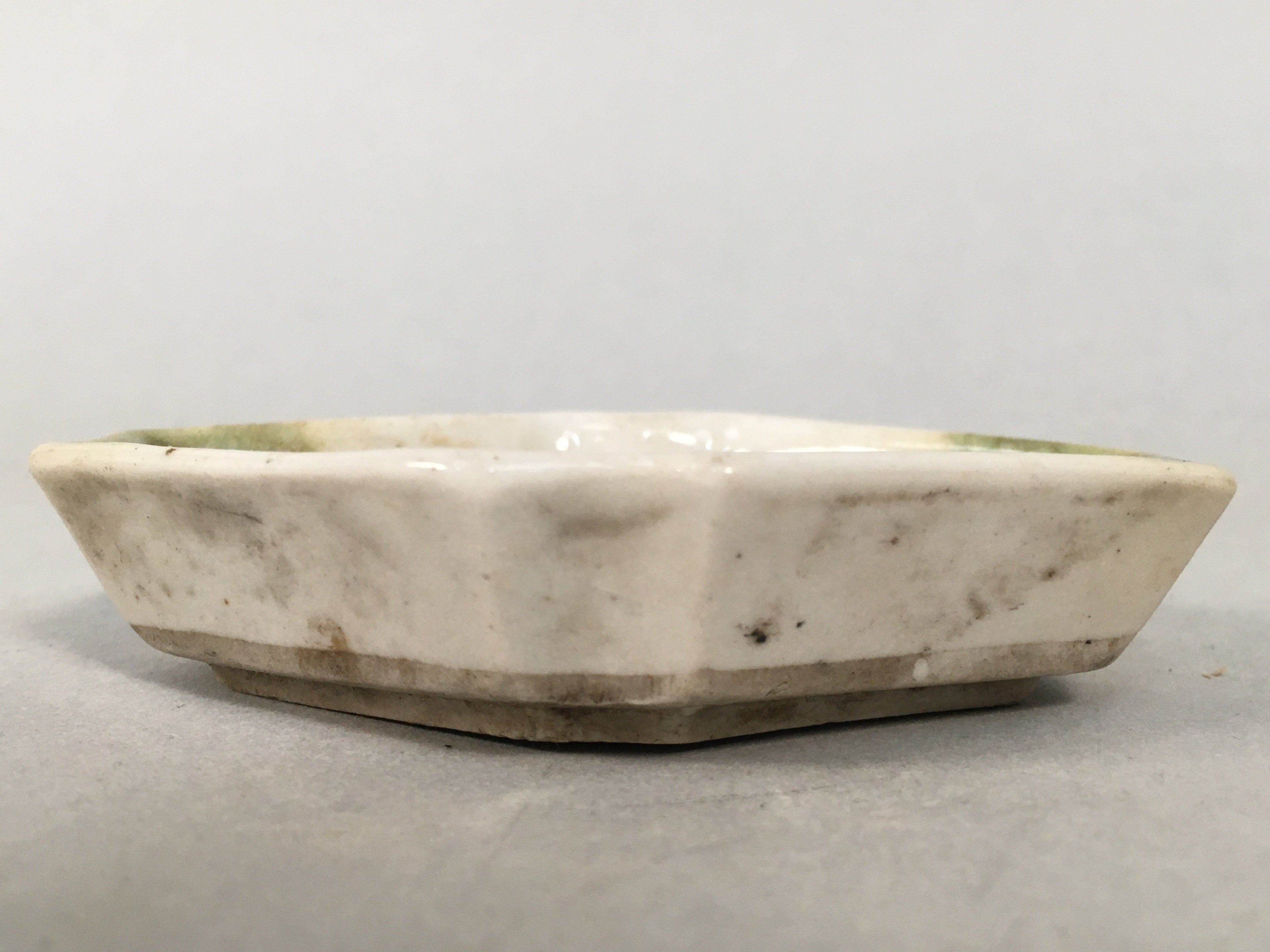 Japanese Porcelain Small Bowl Vtg Kozara Diamond Soy Sauce Dipping Dish PP427