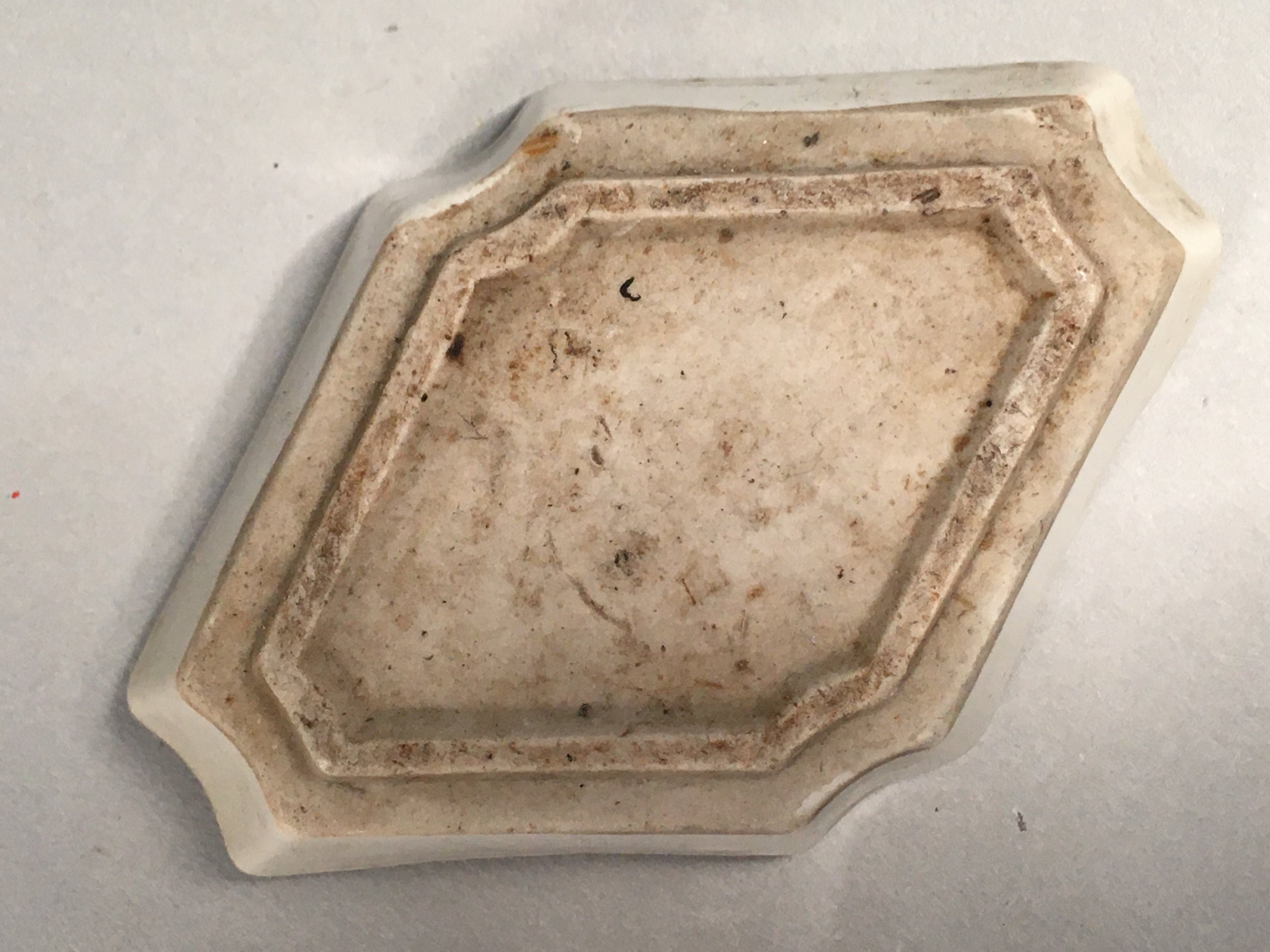 Japanese Porcelain Small Bowl Vtg Kozara Diamond Soy Sauce Dipping Dish PP429
