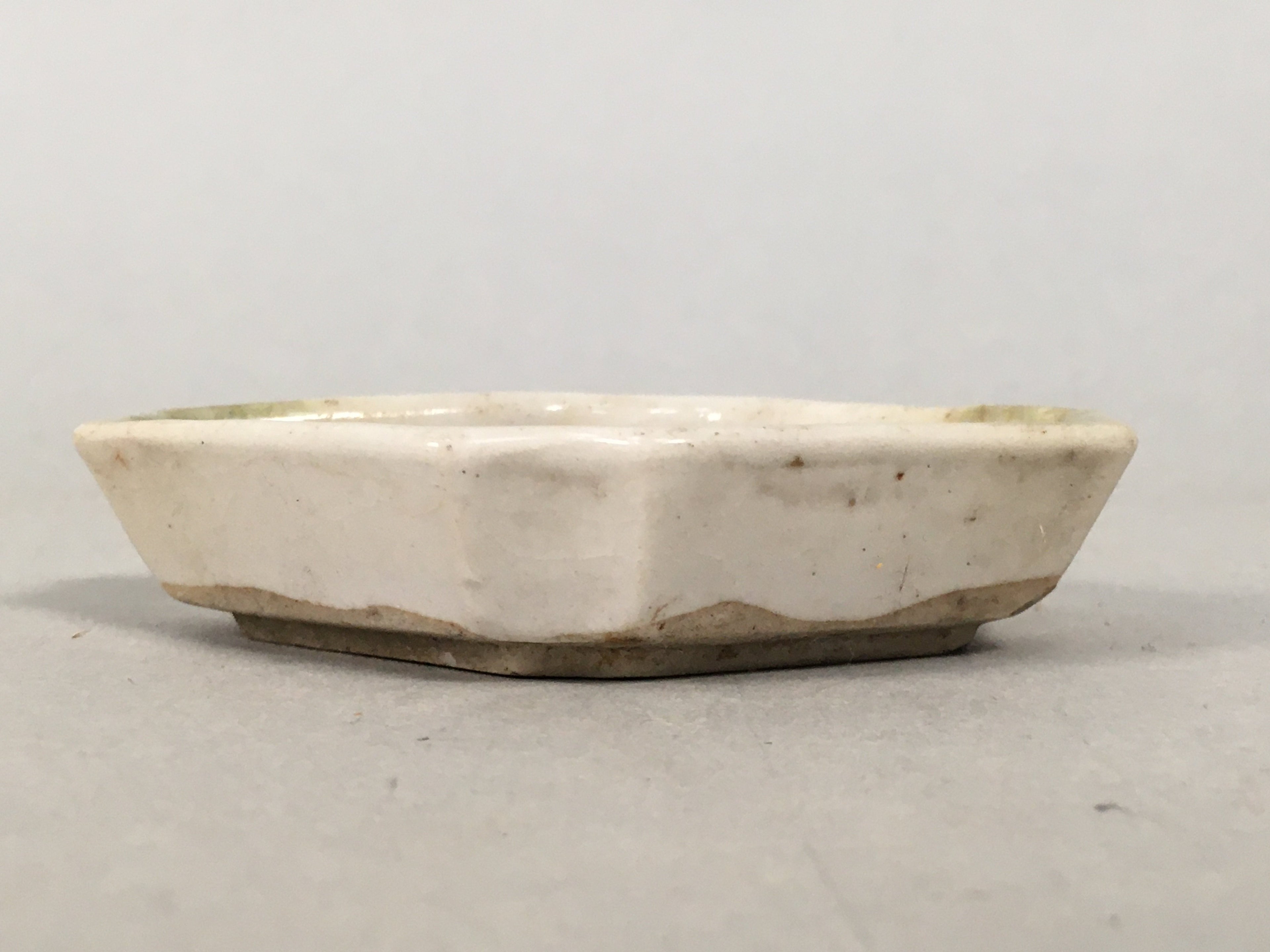 Japanese Porcelain Small Bowl Vtg Kozara Diamond Soy Sauce Dipping Dish PP429