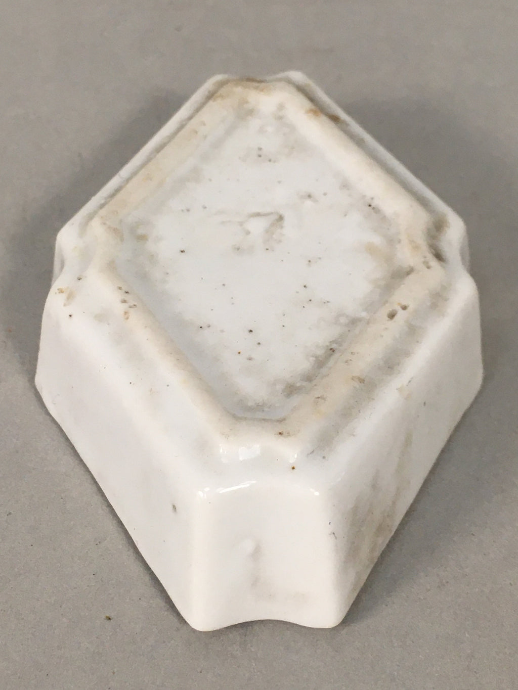 Japanese Porcelain Small Bowl Vtg Kozara Diamond Soy Sauce Dipping Dish PP431