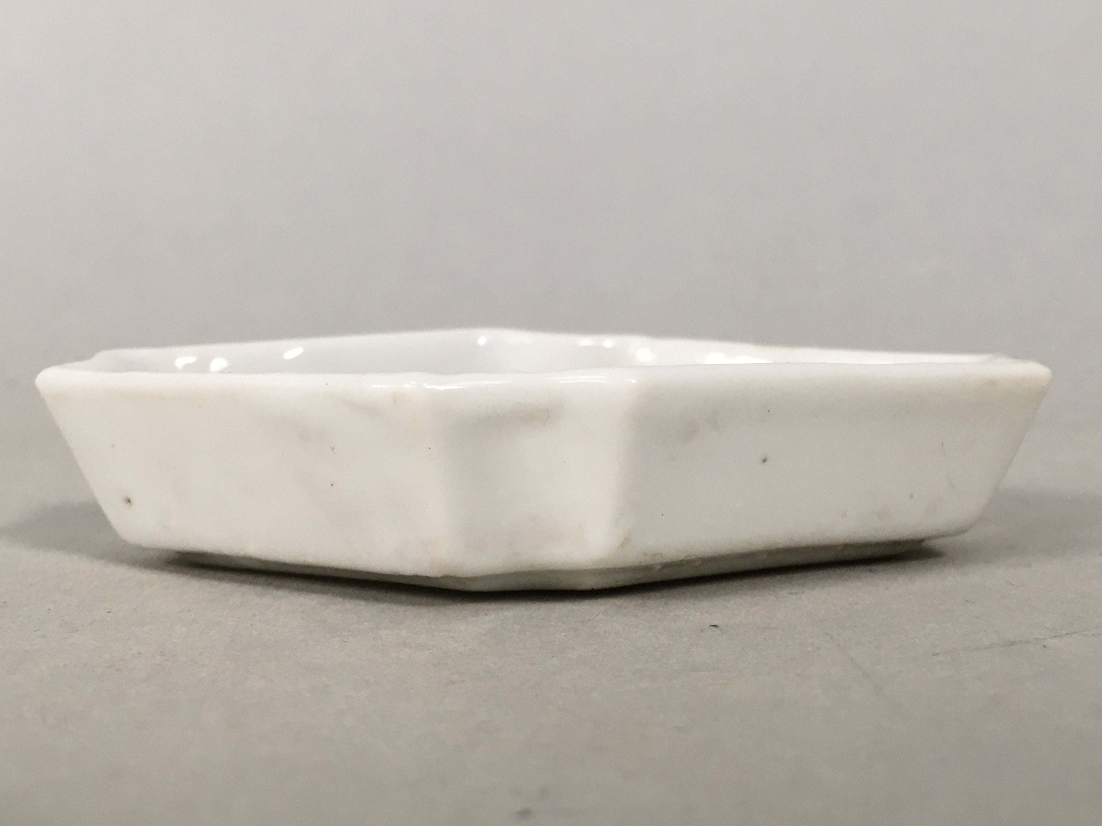 Japanese Porcelain Small Bowl Vtg Kozara Diamond Soy Sauce Dipping Dish PP431