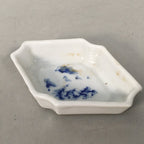 Japanese Porcelain Small Bowl Vtg Kozara Diamond Soy Sauce Dipping Dish PP431