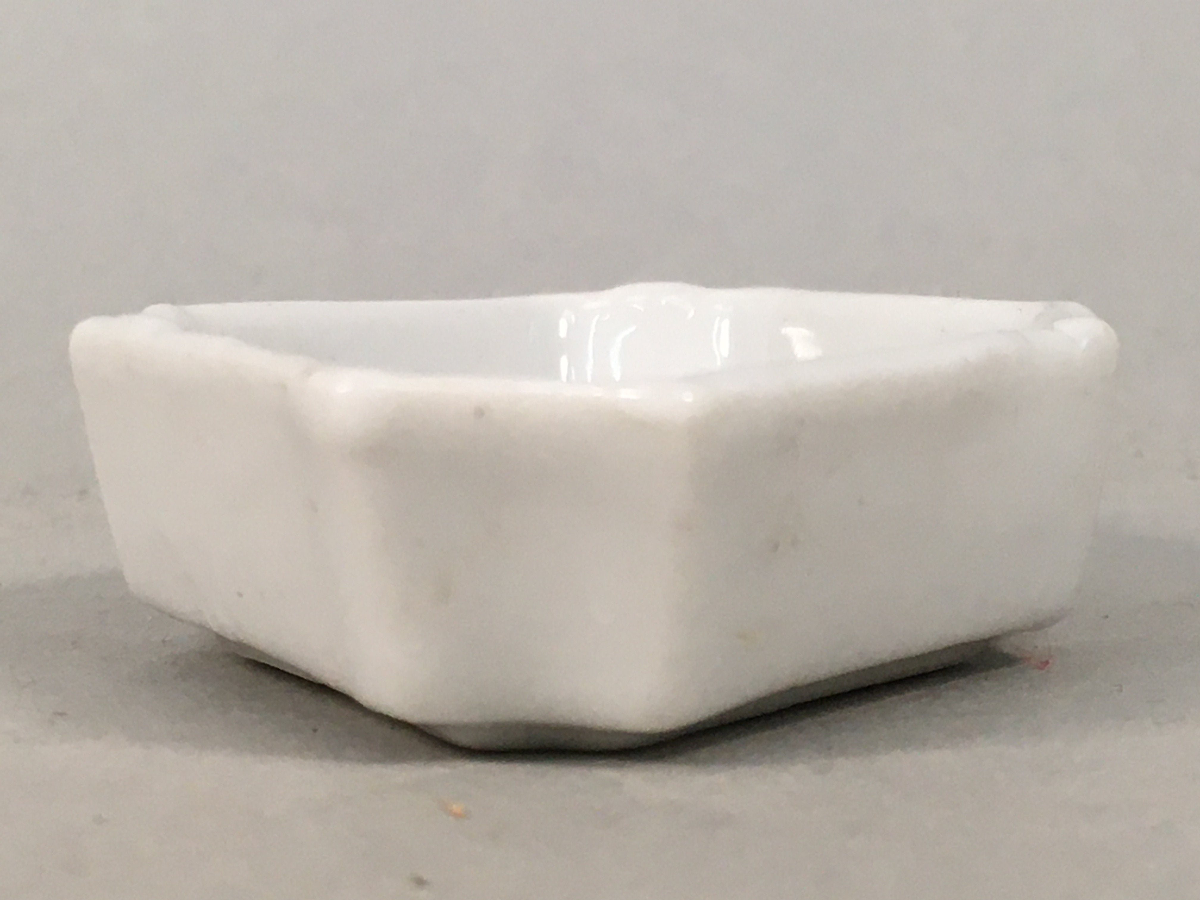 Japanese Porcelain Small Bowl Vtg Kozara Diamond Soy Sauce Dipping Dish PP432
