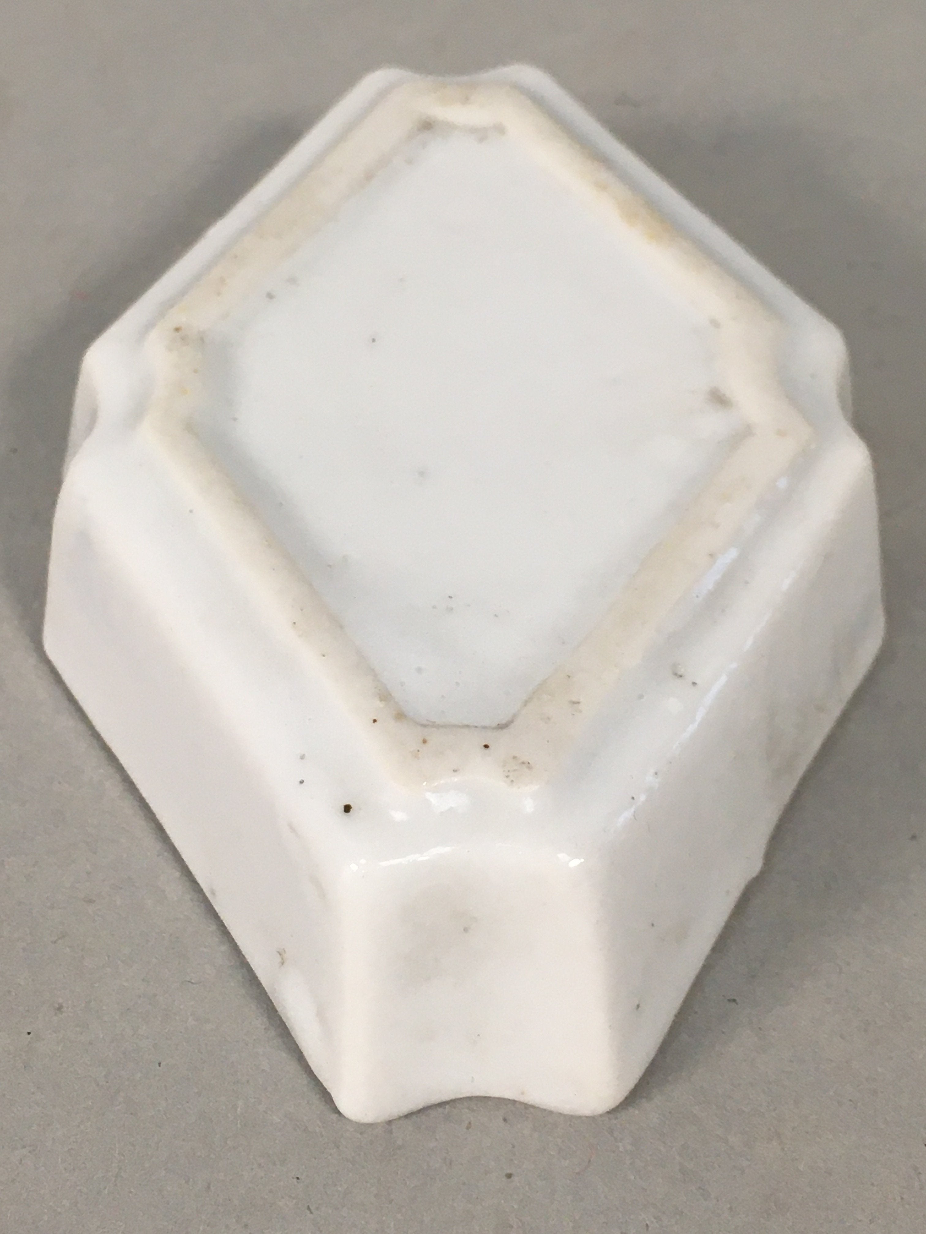 Japanese Porcelain Small Bowl Vtg Kozara Diamond Soy Sauce Dipping Dish PP433