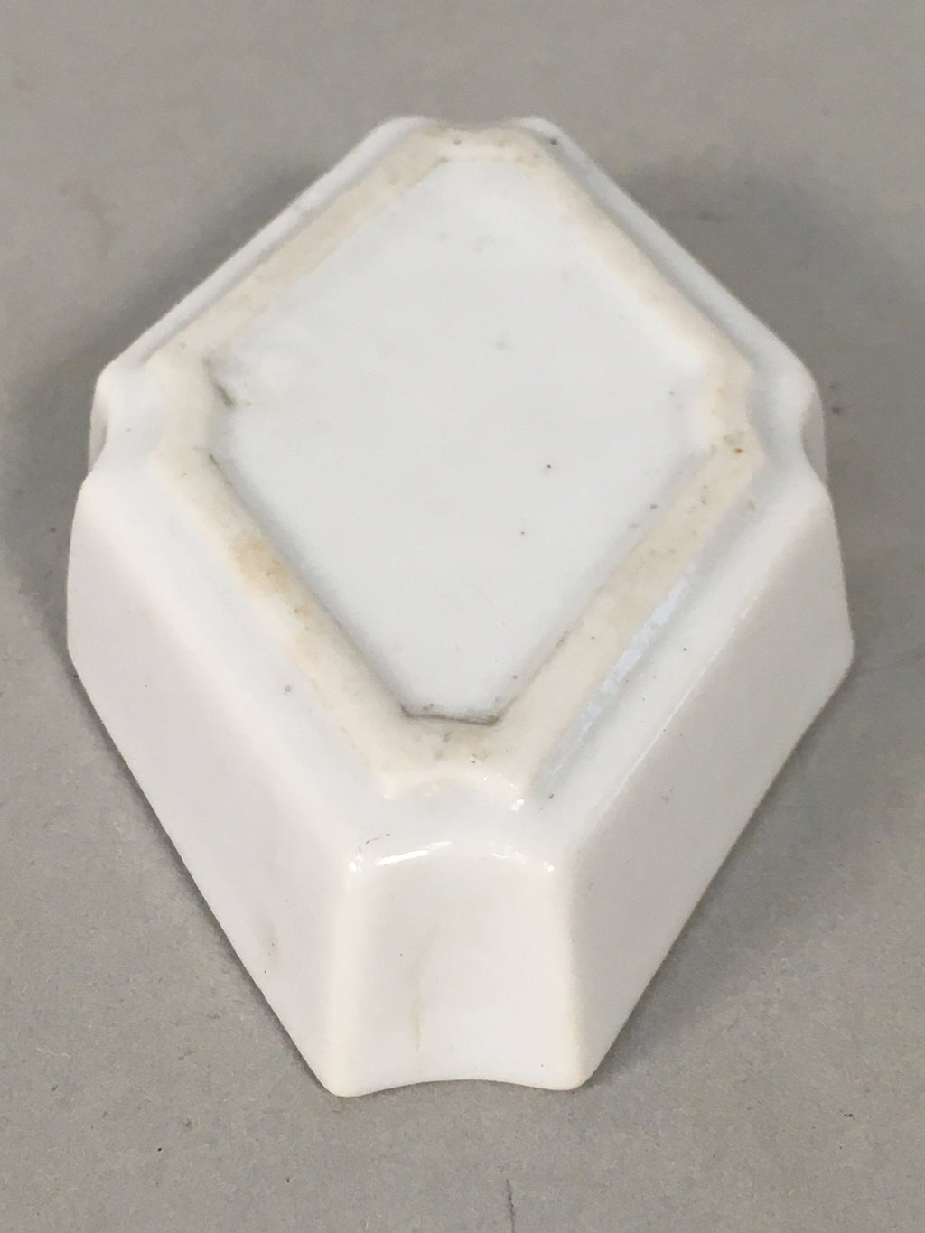 Japanese Porcelain Small Bowl Vtg Kozara Diamond Soy Sauce Dipping Dish PP433