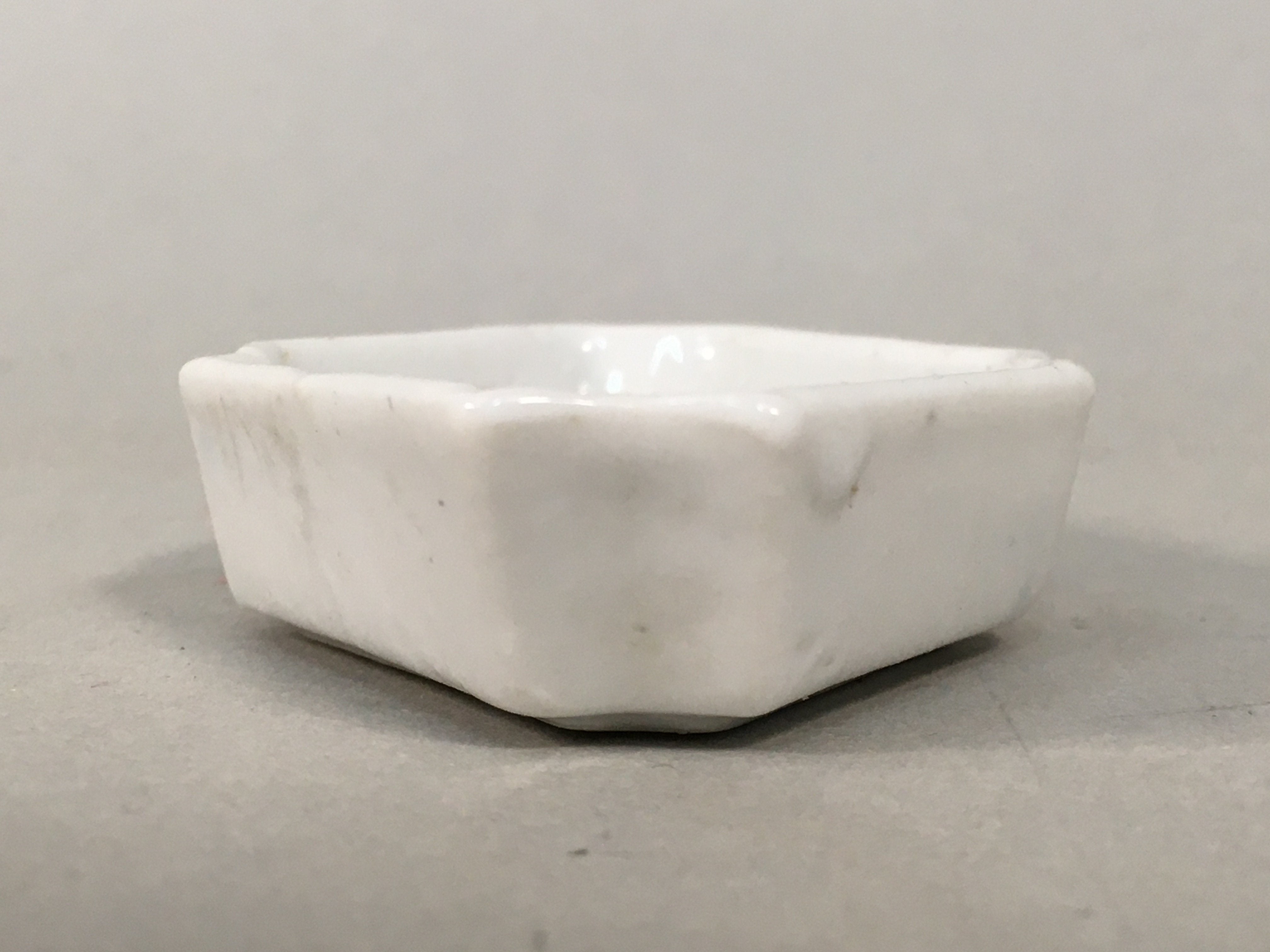 Japanese Porcelain Small Bowl Vtg Kozara Diamond Soy Sauce Dipping Dish PP433