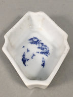 Japanese Porcelain Small Bowl Vtg Kozara Diamond Soy Sauce Dipping Dish PP433