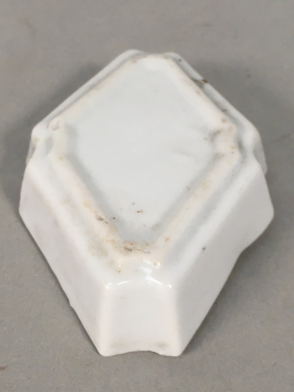Japanese Porcelain Small Bowl Vtg Kozara Diamond Soy Sauce Dipping Dish PP434