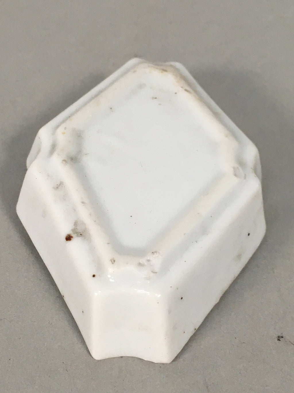 Japanese Porcelain Small Bowl Vtg Kozara Diamond Soy Sauce Dipping Dish PP434