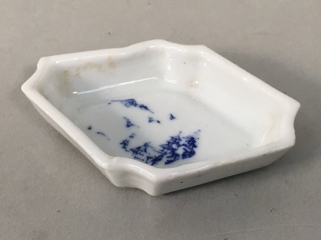 Japanese Porcelain Small Bowl Vtg Kozara Diamond Soy Sauce Dipping Dish PP434