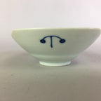 Japanese Porcelain Small Bowl Vtg Kozara White Blue Yajirobei PP466