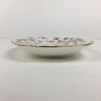 Japanese Porcelain Small Plate Hoya China Corp. Vtg Flower Pattern PP791