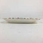 Japanese Porcelain Small Plate Hoya China Corp. Vtg Flower Pattern PP791