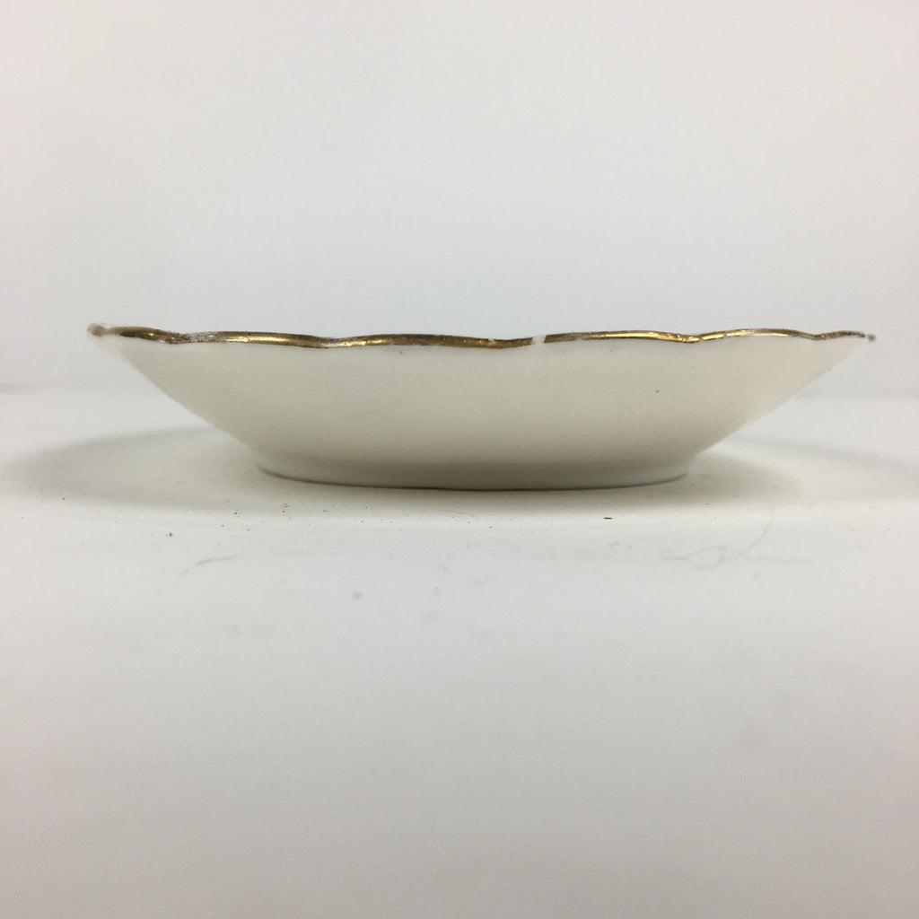 Japanese Porcelain Small Plate Hoya China Corp. Vtg Flower Pattern PP791