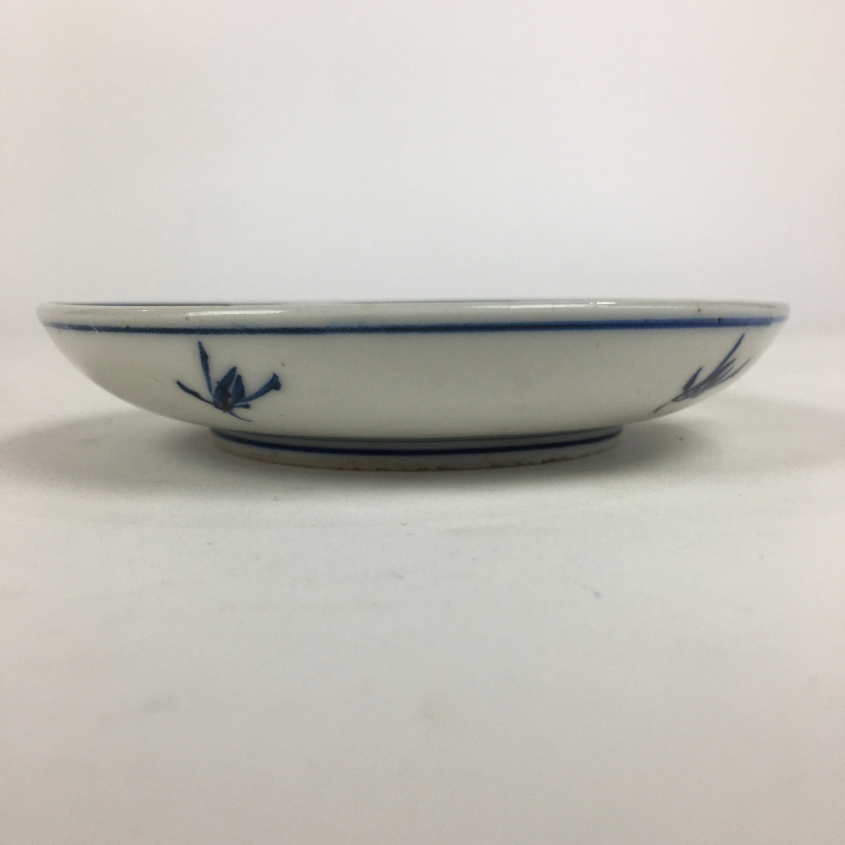 Japanese Porcelain Small Plate Kozara Vtg Blue Flower Dandelion Kozara PP801