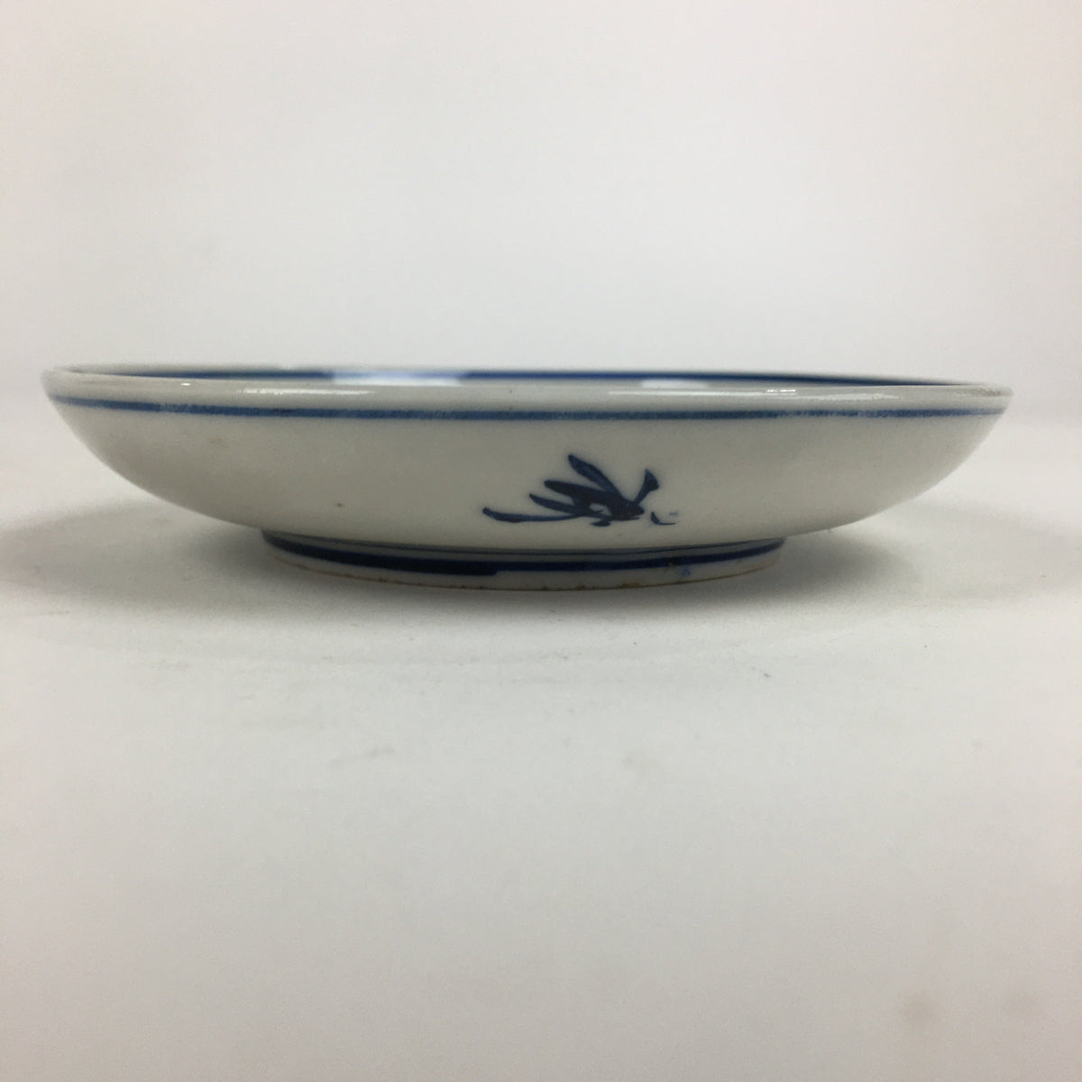 Japanese Porcelain Small Plate Kozara Vtg Blue Flower Dandelion Kozara PP801