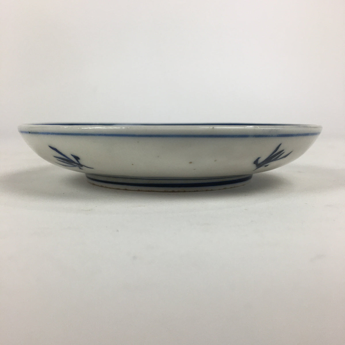 Japanese Porcelain Small Plate Kozara Vtg Blue Flower Dandelion Kozara PP801