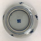 Japanese Porcelain Small Plate Kozara Vtg Blue Flower Dandelion Kozara PP801