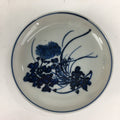 Japanese Porcelain Small Plate Kozara Vtg Blue Flower Dandelion Kozara PP801