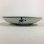 Japanese Porcelain Small Plate Kozara Vtg Blue Flower Dandelion Kozara PP802