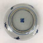 Japanese Porcelain Small Plate Kozara Vtg Blue Flower Dandelion Kozara PP802