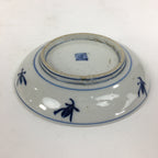 Japanese Porcelain Small Plate Kozara Vtg Blue Flower Dandelion Kozara PP802