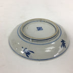Japanese Porcelain Small Plate Kozara Vtg Blue Flower Dandelion Kozara PP802