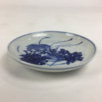 Japanese Porcelain Small Plate Kozara Vtg Blue Flower Dandelion Kozara PP803