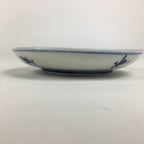 Japanese Porcelain Small Plate Kozara Vtg Blue Flower Dandelion Kozara PP803